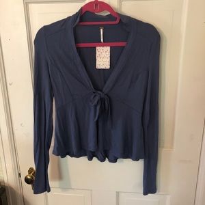 NWT Free People Wrap Shirt